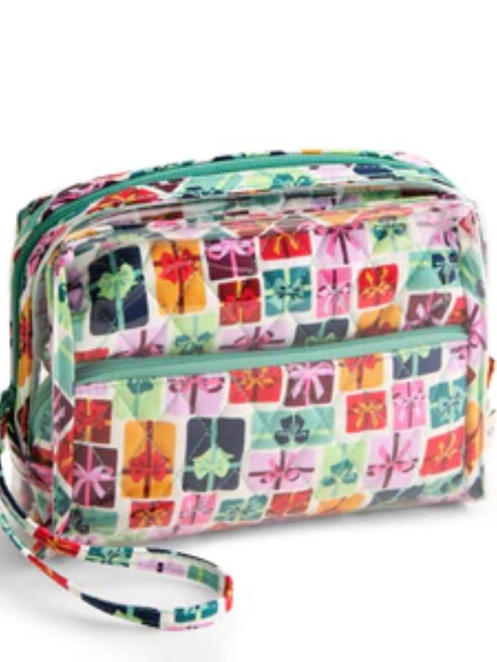 Vera Bradley Outlet Clear 3-Piece Cosmetic Set in Gifts Aplenty NEW